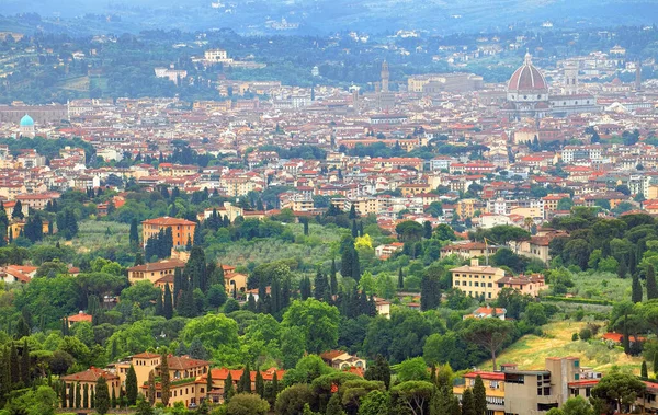 Luchtfoto Van Florence Italië Europa — Stockfoto