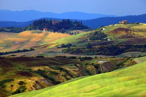 Krajobraz Toskanii Włochy — Zdjęcie stockowe