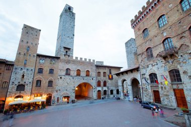 San Gimignano Ortaçağ Köyü, İtalya, Avrupa