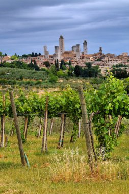 San Gimignano Ortaçağ Köyü, İtalya, Avrupa