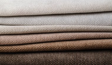 Açık renkler velour tekstil örnekleri... Kumaş doku arka planı