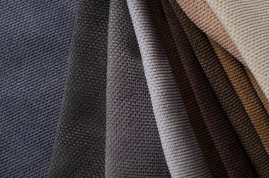 Açık renkler velour tekstil örnekleri... Kumaş doku arka planı