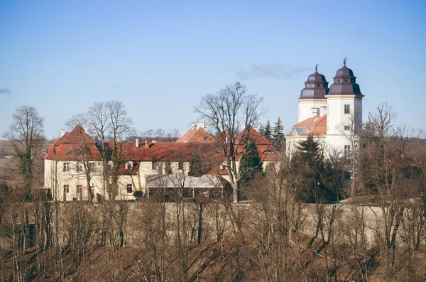 Walbrzych Polska 2019 Widok Niesamowity Zamek Ksiaz Wałbrzychu Dolny Śląsk — Zdjęcie stockowe