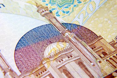 Bahreyn devleti para birimi izole beyaz arka plan üzerinde 