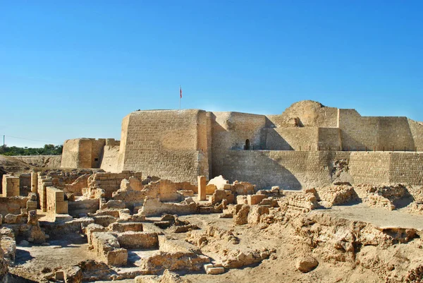 Bahrain National Castle Qal Bahrain Fort — Stock Photo, Image
