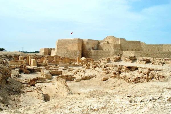 Castelo Nacional Bahrein Qal Forte Bahrein — Fotografia de Stock