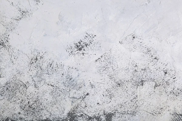 Beton Weiß Grauen Hintergrund Mit Abschürfungen Und Schwarzen Spritzern Texturierte — Stockfoto