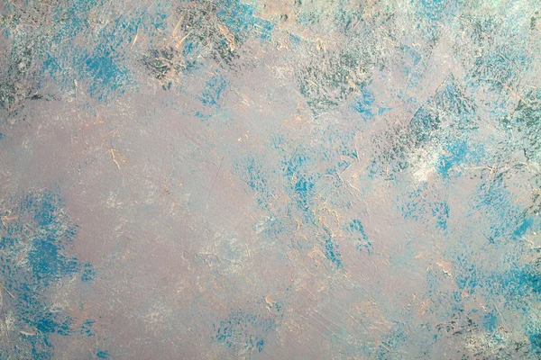 Beton Blauer Lavendelhintergrund Mit Abschürfungen Und Schwarzen Spritzern Texturierte Wandtextur — Stockfoto