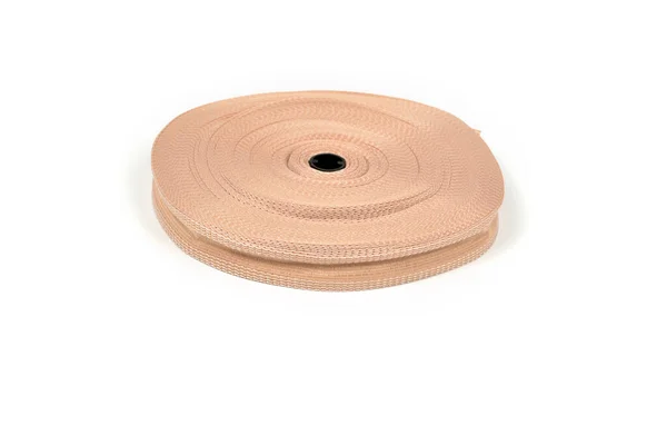 Elastic Stripe Bobbin Cotton Tape Strong Braided Webbing Making Belts — Stock Photo, Image