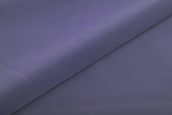 Modrá Pletené Elastické Tkaniny Tkaní Vláken Textury Zmačkaný Záhyb Spodní — Stock fotografie
