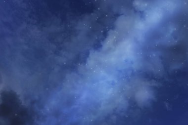 Samanyolu ve yıldızlı gece gökyüzünün fotoğrafı..