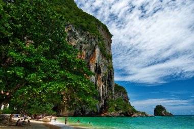 Railay, Krabi, Tayland, Thailand; 6th Temmuz 2018: Phra Nang Beach