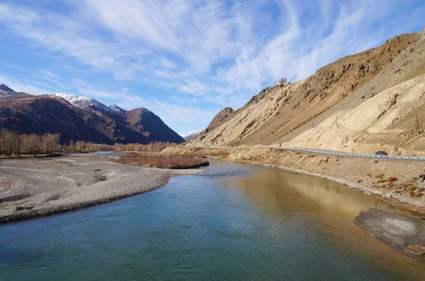 Beautiful View Kurai Steppe Altai Republic Russia — Stock Photo, Image