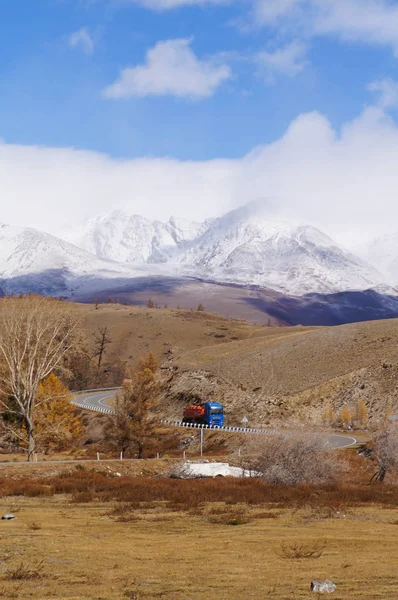 Vacker Utsikt Nära Kurai Valley Altai Ryssland — Stockfoto