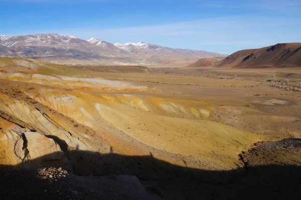 Paisagem Marciana Incrível Altai Mars Sibéria Ocidental Chagan Uzun República — Fotografia de Stock