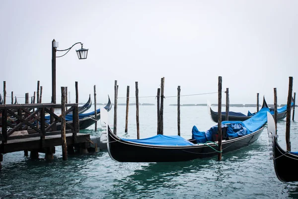 Venecia Está Despertando Día Niebla — Foto de Stock