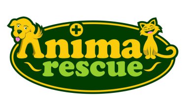 Hayvan Kurtarma Logo vektör çizim