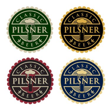 Pilsner bira logo çok renkli