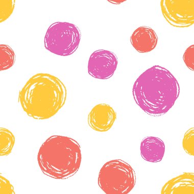 Dikişsiz desen polka dot boya