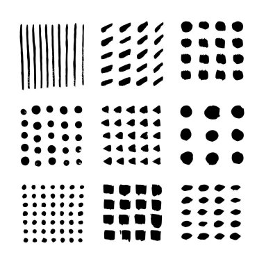 boya konturları ve lekeleri