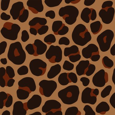 leopar dikişsiz desen hayvan baskı