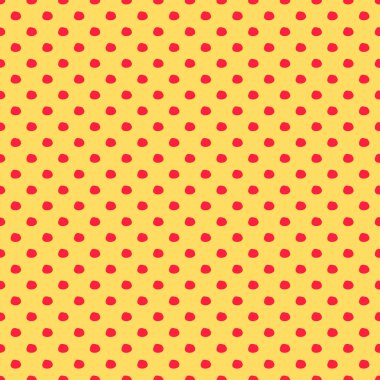 Vektör Dikişsiz el beraberlik polka nokta fırça siyah ve beyaz desen.