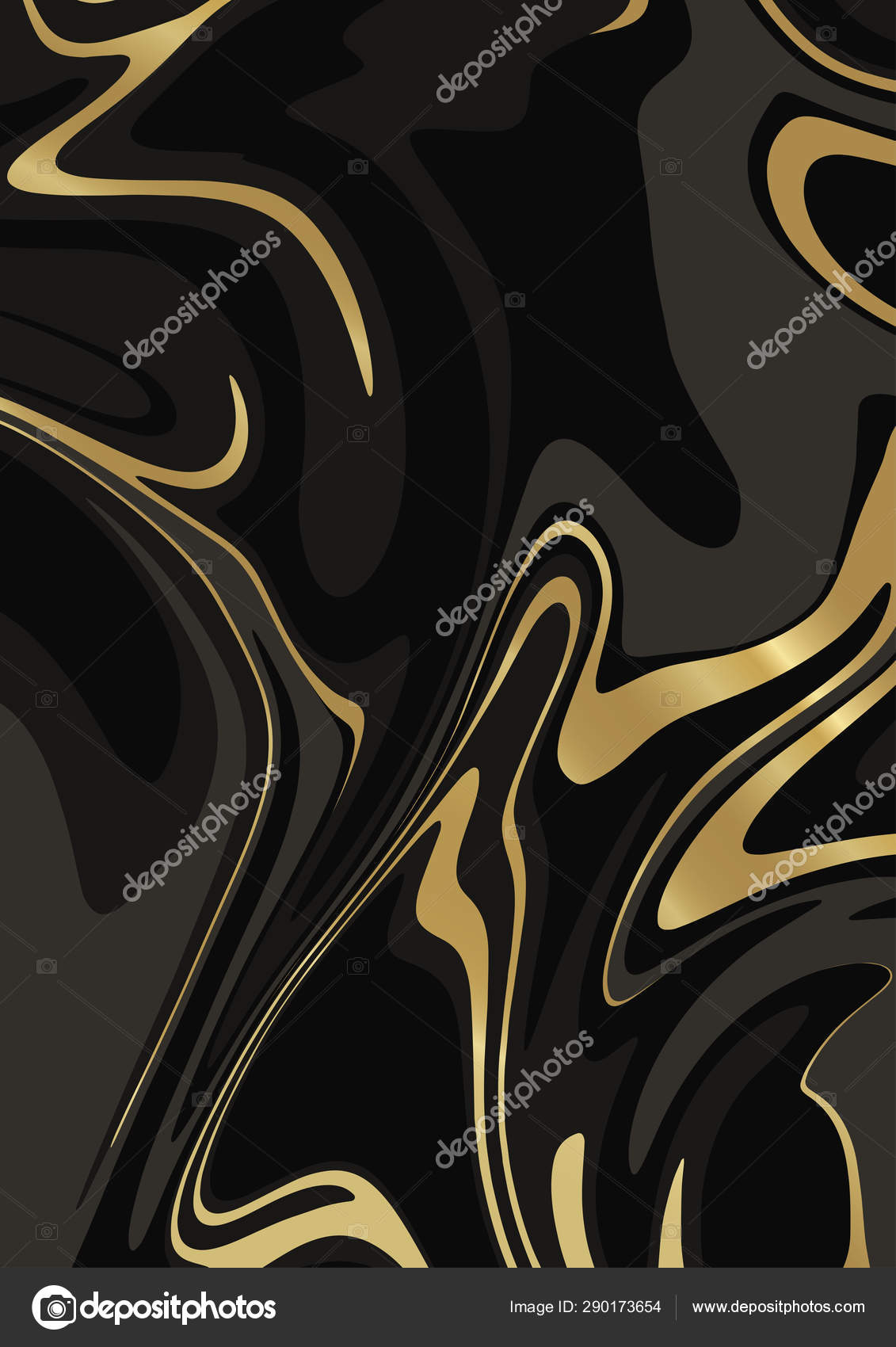 Liquid art paint abstract marble background Vector Image