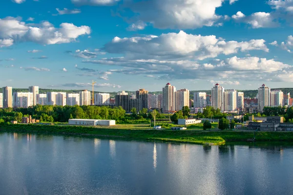 Novokuznetsk şehrinin manzarası