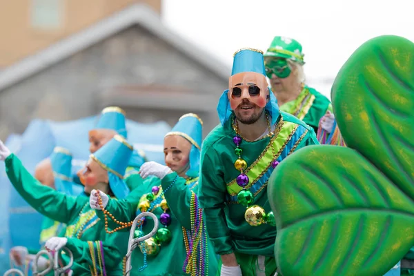 Přehlídka Mardi Gras New Orleans — Stock fotografie