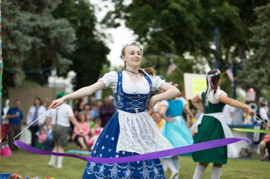 Bavyera Festivali Maypole dans