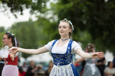Bavyera Festivali Maypole dans