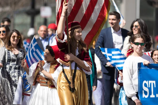 Grecki Dzień Niepodległości Parade 2018 — Zdjęcie stockowe