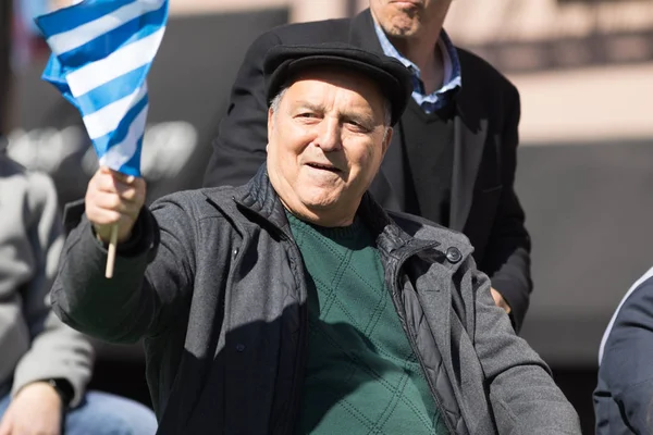 Řecký den nezávislosti, přehlídka 2018 — Stock fotografie