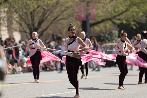 Desfile Nacional de Flores de Cerezo 2018 — Foto de Stock