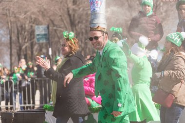 St. Patrick günü Parade Chicago 2018
