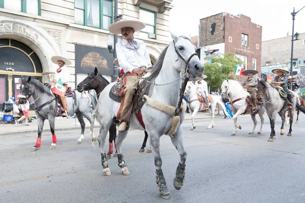 Pilsen Parade zum mexikanischen Unabhängigkeitstag 2017 — Stockfoto