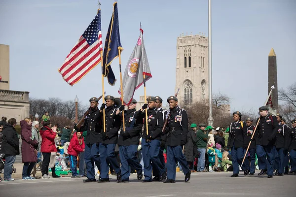 St. Patrick ' s Day Parade Indianapolis 2018 — Stockfoto