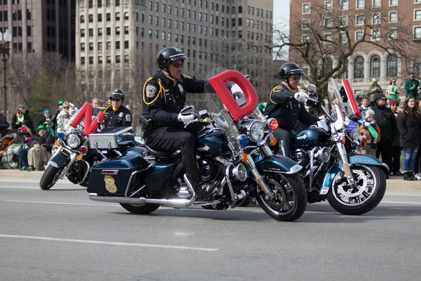 St. Patrick 's Day Parade Indianapolis 2018 — Stock Fotó