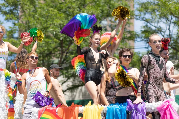 Parada do orgulho LGBTQ 2018 — Fotografia de Stock