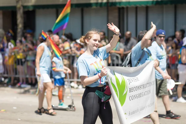 LGBTQ Pride přehlídce 2018 — Stock fotografie