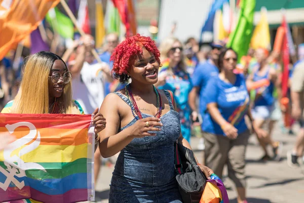 LGBTQ பெருமை அணிவகுப்பு 2018 — ஸ்டாக் புகைப்படம்