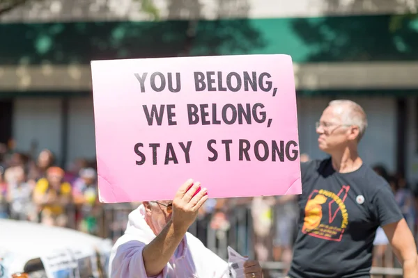 Lgbtq Pride Parade 2018 — Stok fotoğraf