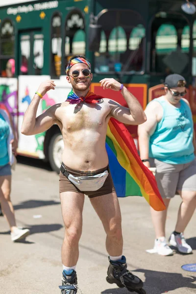 LGBTQ Pride parade 2018 — Stockfoto