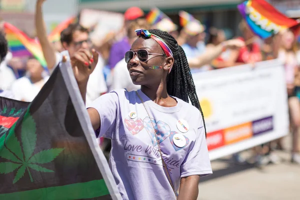 LGBTQ Pride přehlídce 2018 — Stock fotografie