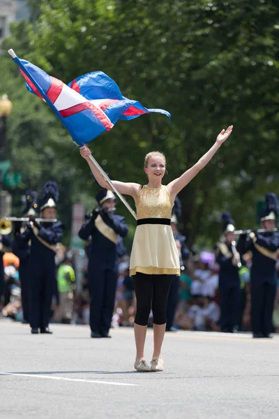 Nationella självständighets dagen Parade 2018 — Stockfoto