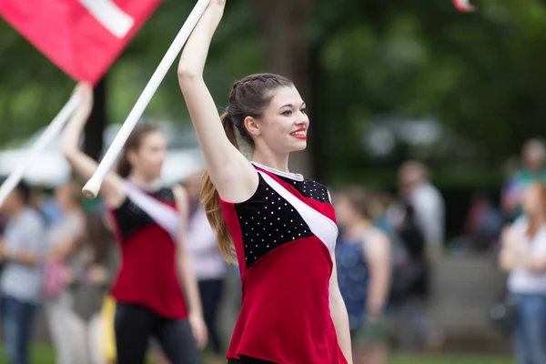 A nemzeti emléknap Parade — Stock Fotó