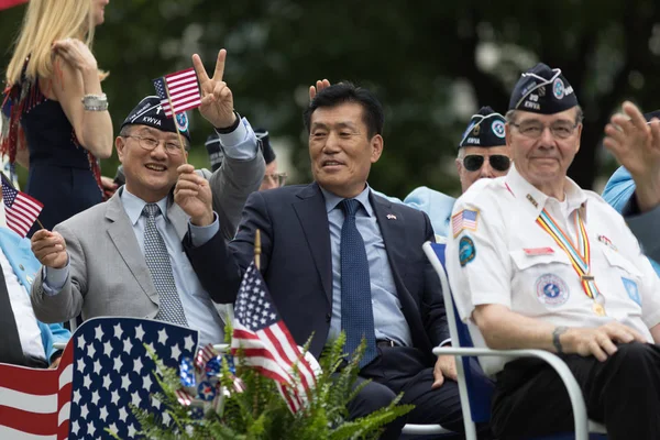 Den nationella Memorial Day Parade — Stockfoto