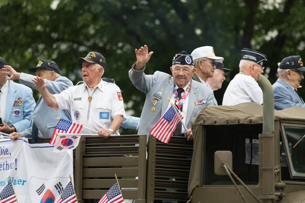 Den nationella Memorial Day Parade — Stockfoto