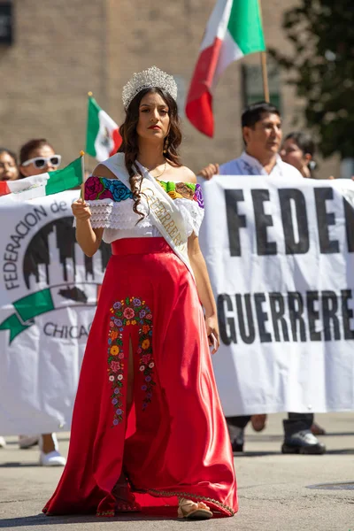 Défilé du jour de l'indépendance du Mexique Pilsen 2018 — Photo