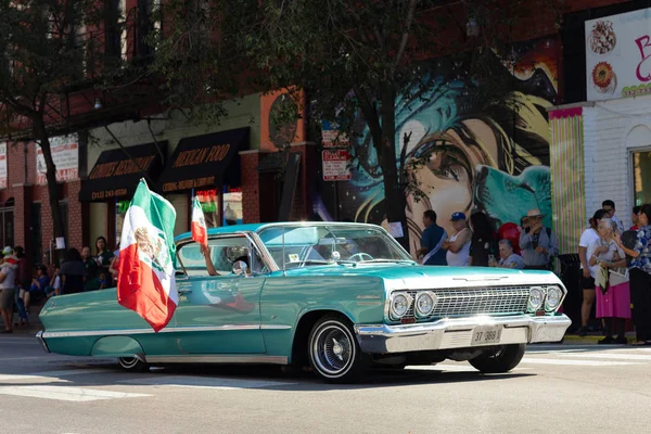 Desfile do Dia da Independência Mexicana de Pilsen 2018 — Fotografia de Stock